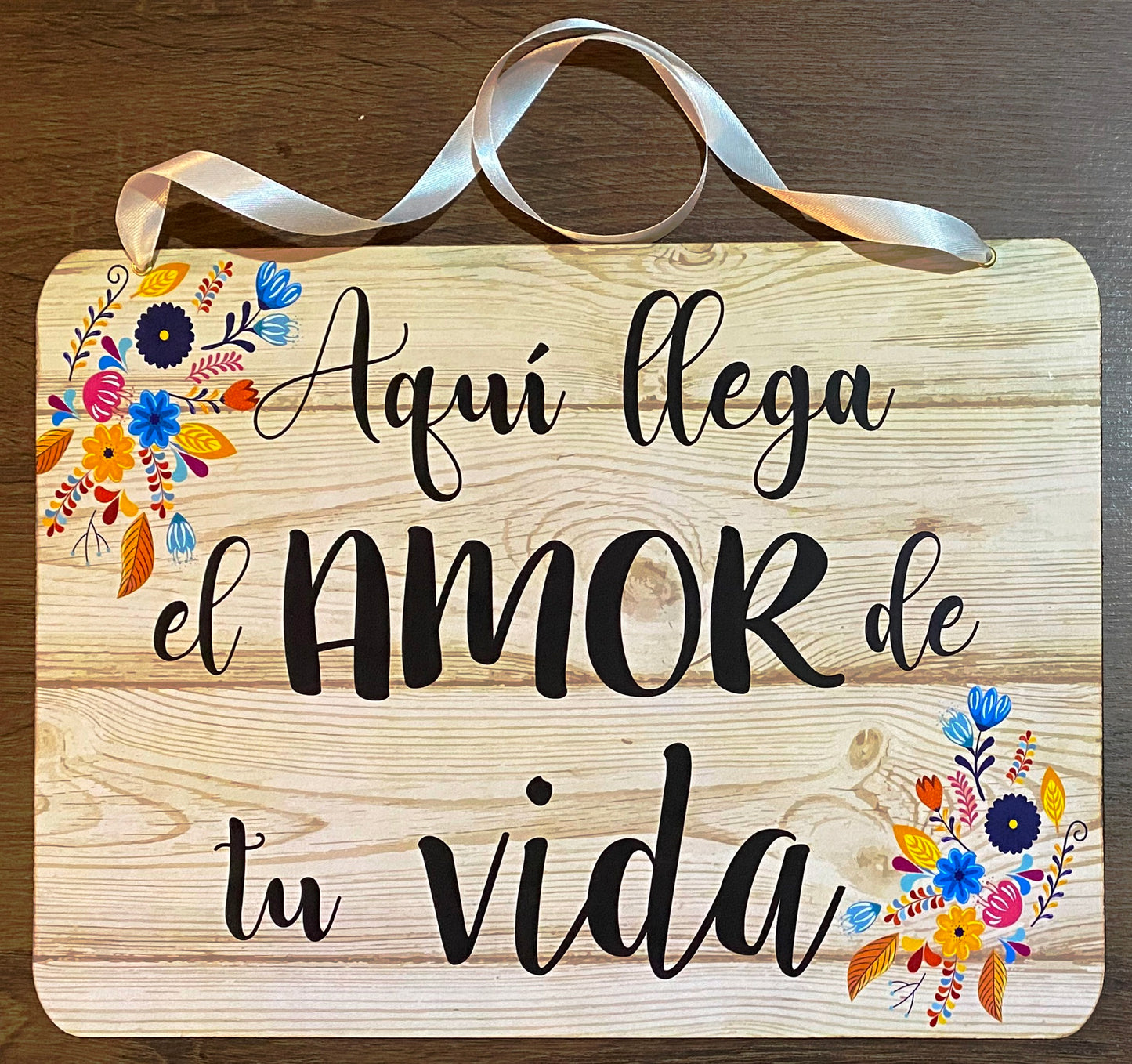Letrero para Pajecito de Boda