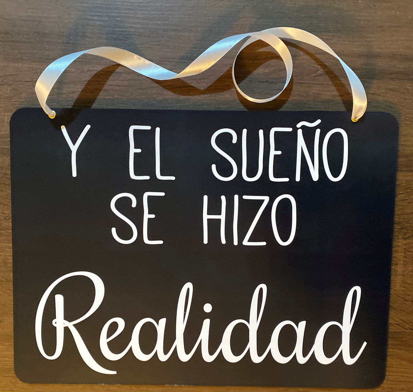 Letrero para Pajecito de Boda
