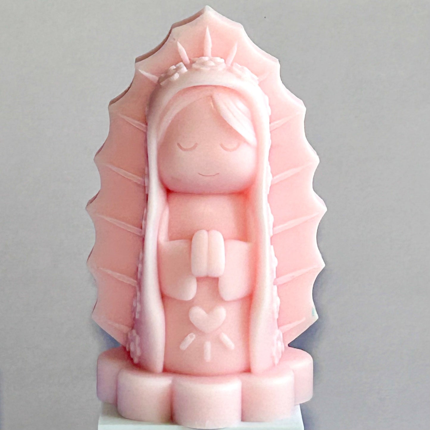 Vela Virgencita envoltura de celofán