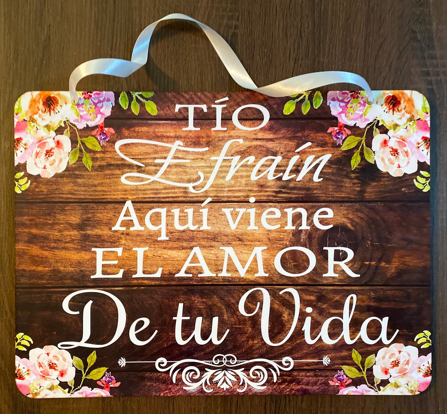 Letrero para Pajecito de Boda