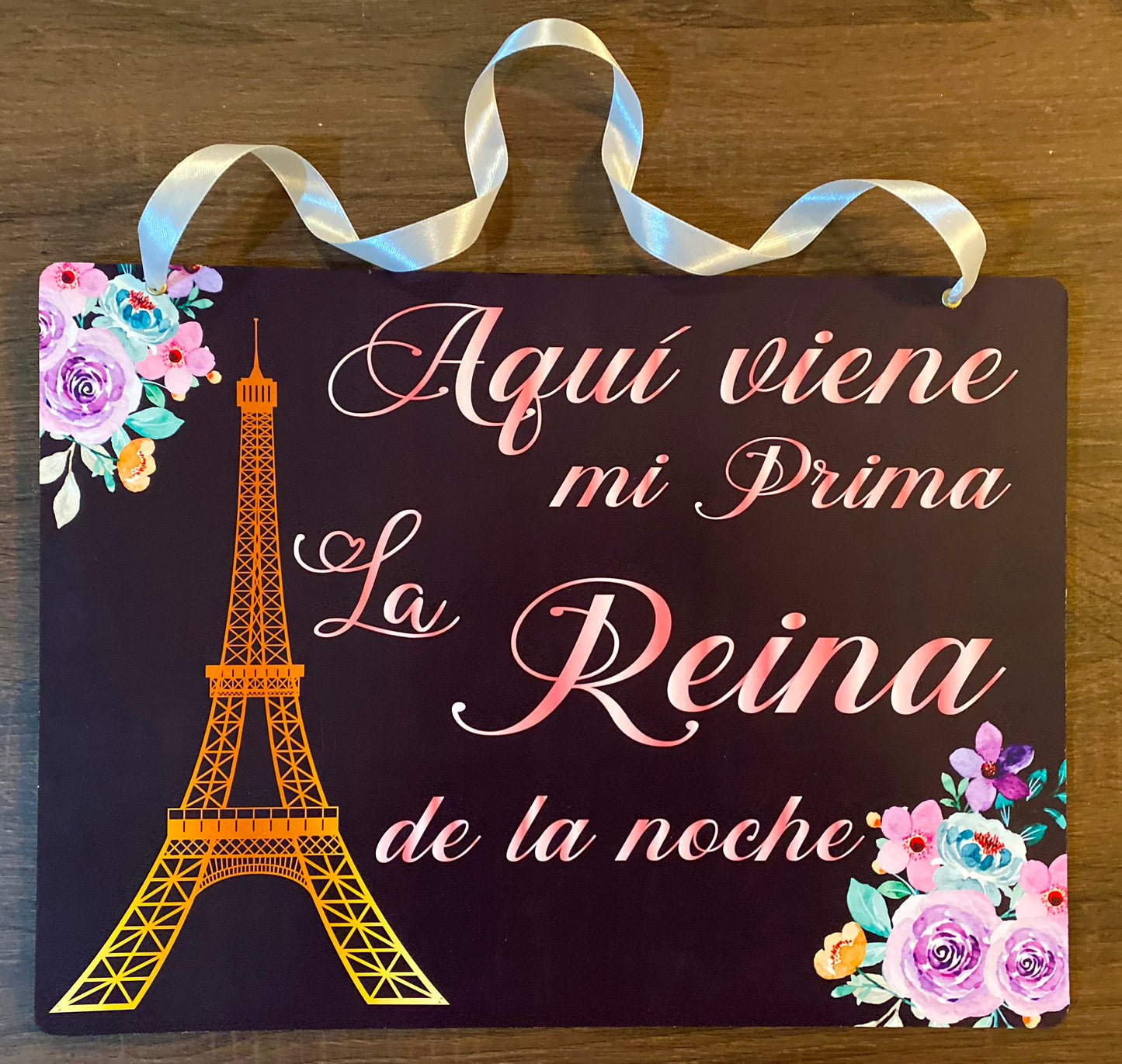 Letrero para Pajecito de Boda