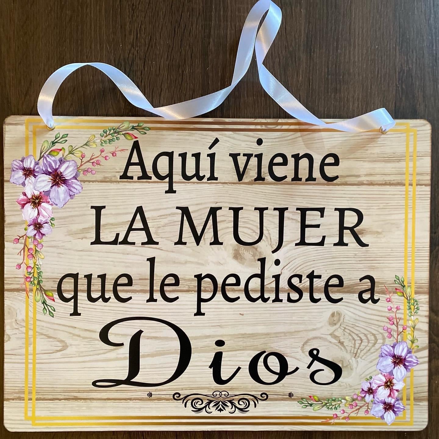 Letrero para Pajecito de Boda