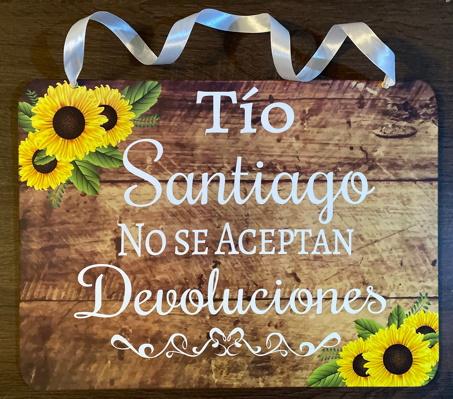 Letrero para Pajecito de Boda