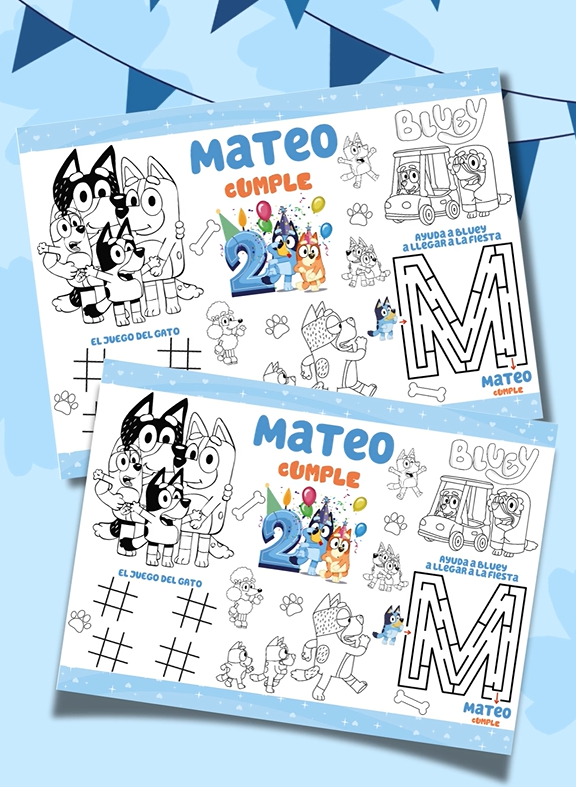 Mantelito de Actividades + Crayones XL