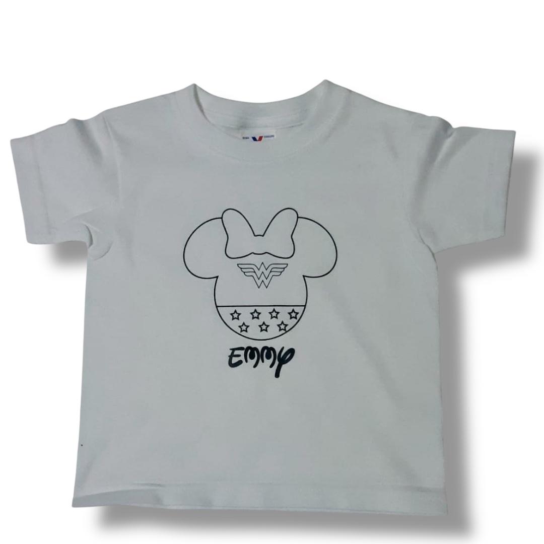 Playera para colorear