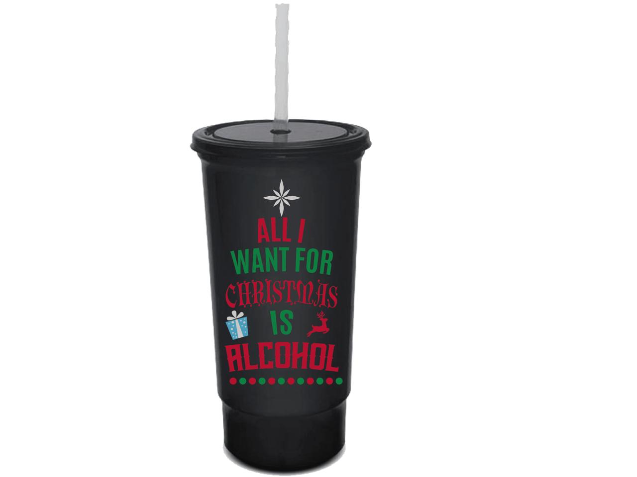 Vaso Bachelor Navideño y año nuevo